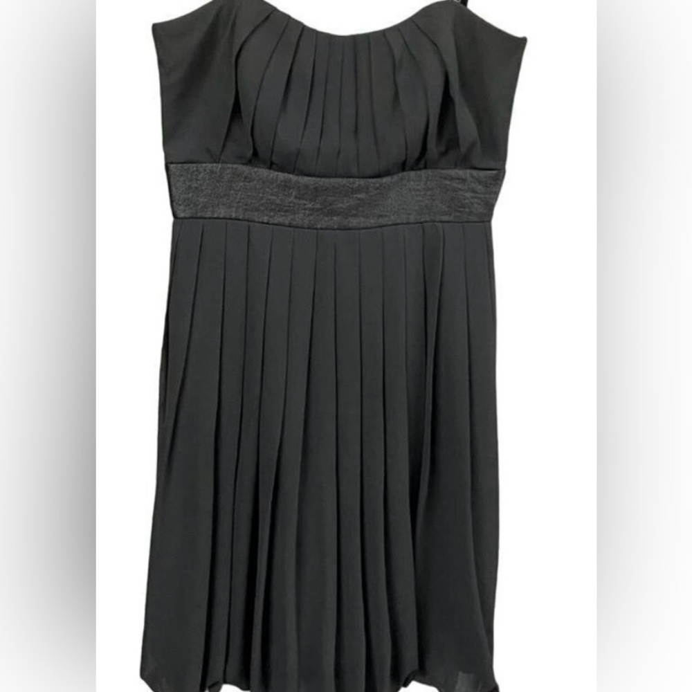 White house black market dress strapless size 14. sash decor waist, bublehem